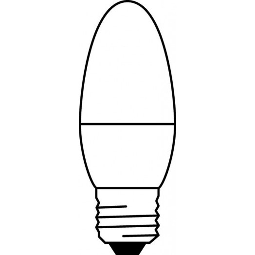 Лампа светодиодная LED Value LVCLB60 7SW/865 свеча матовая E27 230В 10х1 RU OSRAM 4058075579507