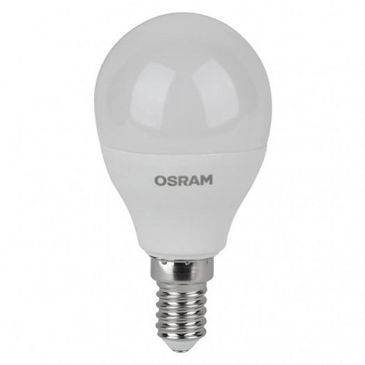 Лампа светодиодная LED Value LVCLP60 7SW/830 шар матовая E14 230В 2х5 RU (уп.5шт) OSRAM 4058075578104