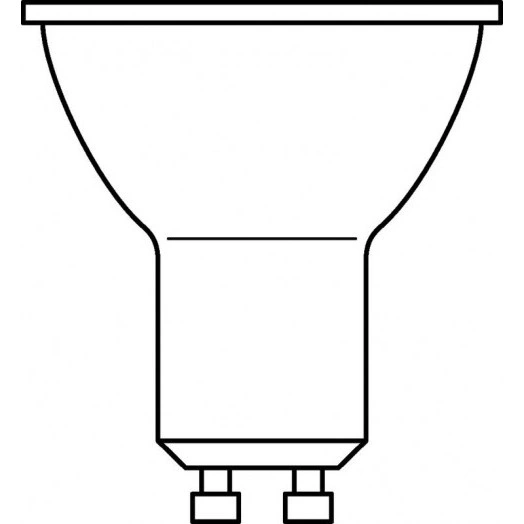 Лампа светодиодная LED Value LVPAR1650 6SW/830 230В GU10 2х5 RU (уп.5шт) OSRAM 4058075584891