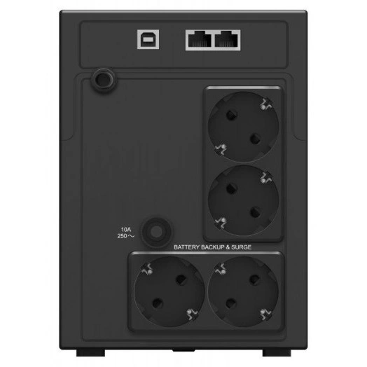 Источник бесперебойного питания Smart Power Pro II Euro 1200 720Вт 1200В.А черн. IPPON 1029740