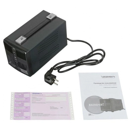 Стабилизатор напряжения AVR-1000 600Вт 1000В.А IPPON 551688