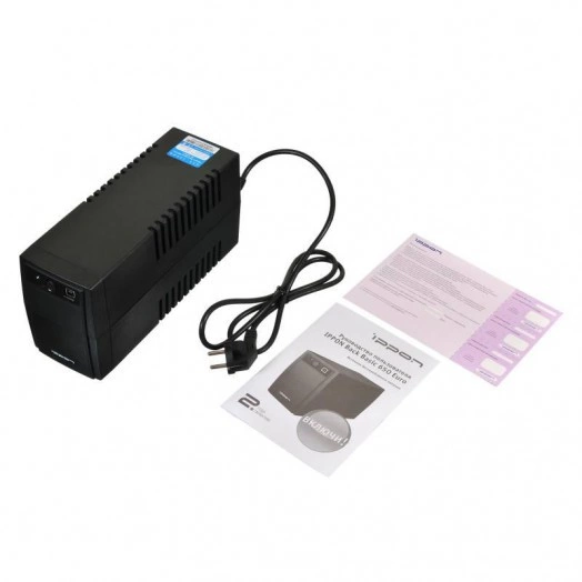 Источник бесперебойного питания Back Basic 1050 Euro 600Вт 1050В.А черн. IPPON 403409