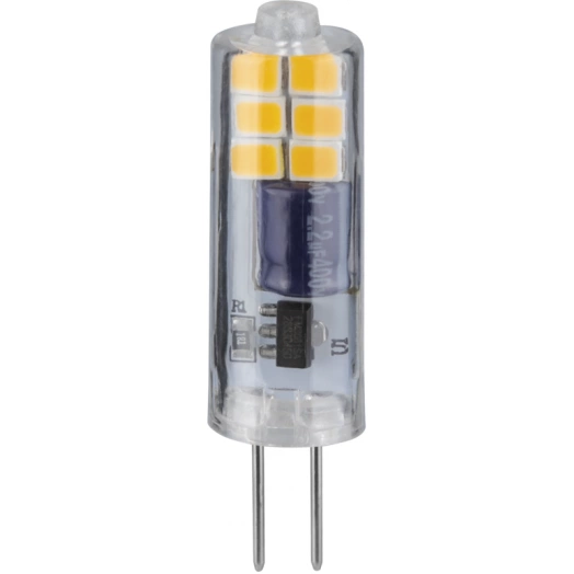 Лампа светодиодная 80 246 NLL-S-G4-2.5-230-4K-NF 2.5Вт капсульная прозрачная 4000К нейтр. бел. G4 190лм 220-240В без пульсаций NAVIGATOR 80246