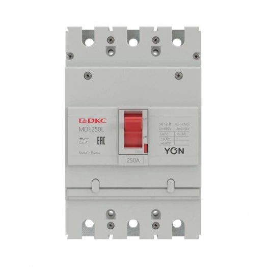 Выключатель автоматический 3п 160А 40кА YON MDE250H160 DKC MDE250H160