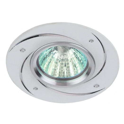 Светильник литой MR16.12В/220В 50Вт алюм. бел. KL43 WH/1 ЭРА Б0049561