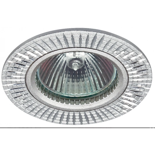 Светильник встраиваемый KL32 AL/SL/1 MR16 12В 50Вт алюм. серебро ЭРА Б0049559