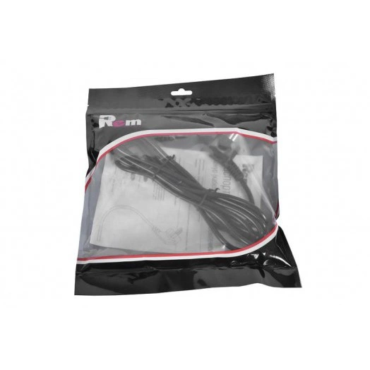 Шнур питания R-10-Cord-C13-S-3 C13-Schuko проводник. 3х1кв.мм 3м 220В 10А черн. Rem 892855