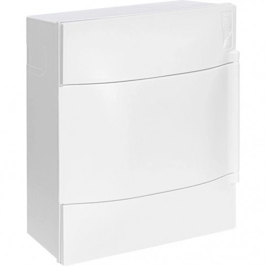 Щиток пластиковый навесной Practibox S 1х4 бел. дверь Leg 134604