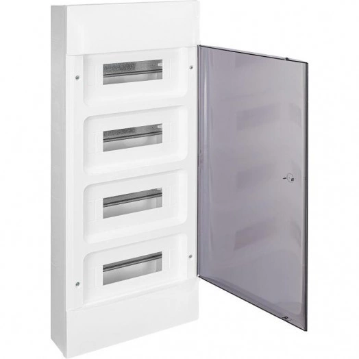 Щиток пластиковый навесной Practibox S 4х12 дым. дверь Leg 135614