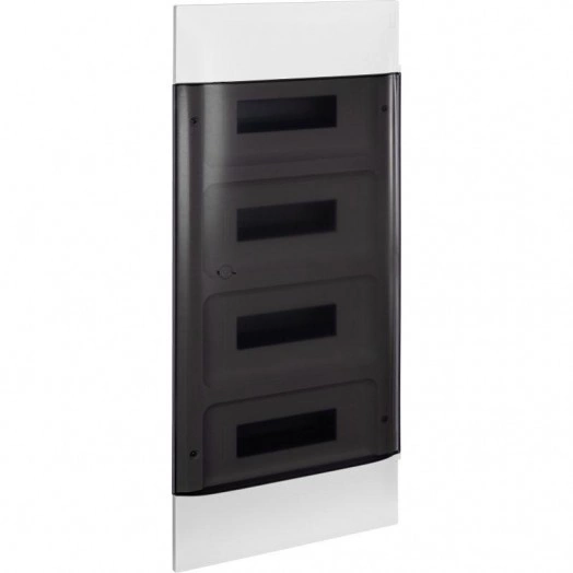 Щиток пластиковый встраиваемый Practibox S 4х12 дым. дверь Leg 135554