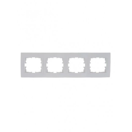Рамка 4-м Karina горизонт. бел. LEZARD 707-0200-149