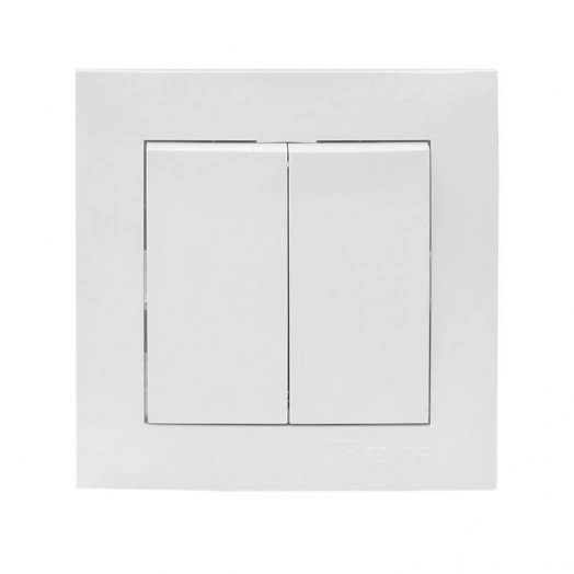 Выключатель 2-кл. СП Валенсия 10А IP20 бел. PROxima EKF EWV10-023-10