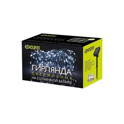 Светильник светодиодный SLR-G03-100W садовый; нить 100 LED холод. бел. ФАZА 5033313 Светильник светодиодный SLR-G03-100W садовый; нить 100 LED холод. бел. ФАZА 5033313