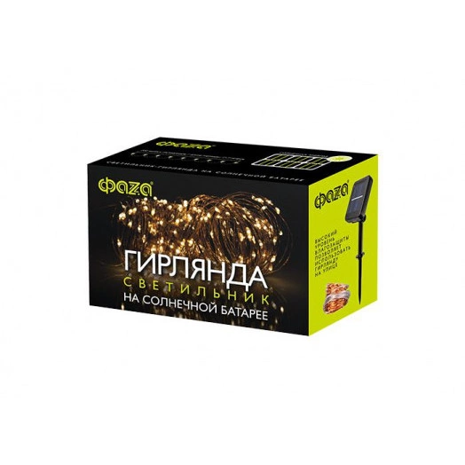 Светильник светодиодный SLR-G03-200Y садовый; нить 200 LED желт. ФАZА 5033344