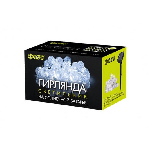 Светильник светодиодный SLR-G05-30W садовый; гирлянда шарики холод. бел. ФАZА 5033351 Светильник светодиодный SLR-G05-30W садовый; гирлянда шарики холод. бел. ФАZА 5033351