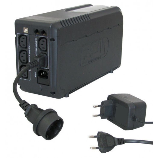 Кабель SCUT IEC-320 C14 to Socket Type-F 250В 10А POWERCOM 504291