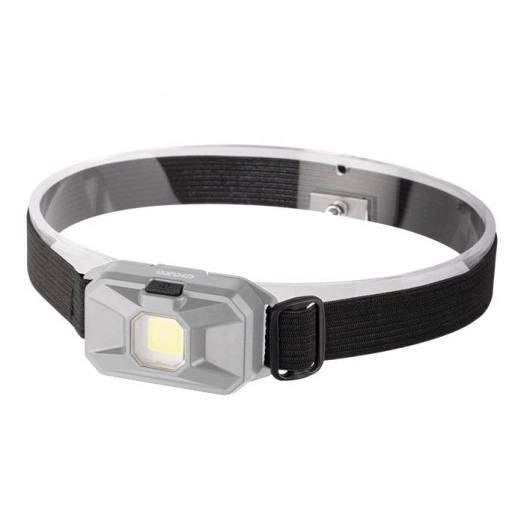 Фонарь налобный H8-L1W-gy 1Вт COB 100лм IP20 3 режима: 100проц./30проц./мигающ. 3хAAA (не в компл.) сер. блист. ФАZА 5031159