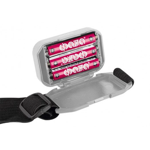 Фонарь налобный H8-L1W-gy 1Вт COB 100лм IP20 3 режима: 100проц./30проц./мигающ. 3хAAA (не в компл.) сер. блист. ФАZА 5031159