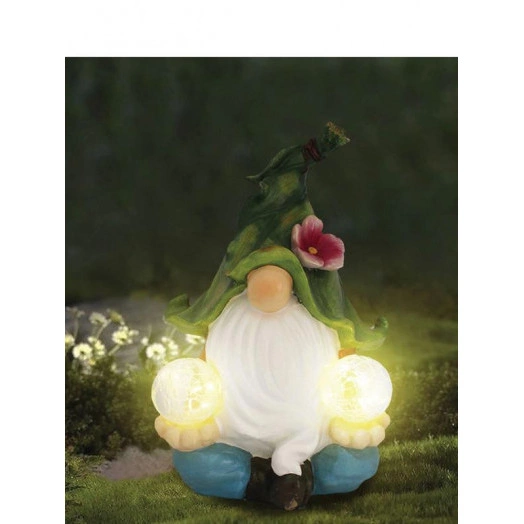 Светильник садовый "Гномик" 21х13х27 тепл. бел. на солнечной батарее аккумулятор AA NI-MH 600мА.ч КОСМОС KOC_SOL249_G3