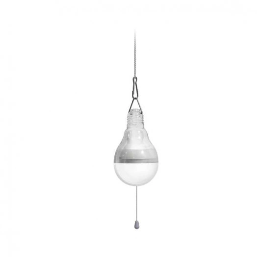 Гирлянда светодиодная "Лампочка" 40LED бел. на солнечной батарее аккумулятор AA NI-MH 600мА.ч КОСМОС KOC_SOL221