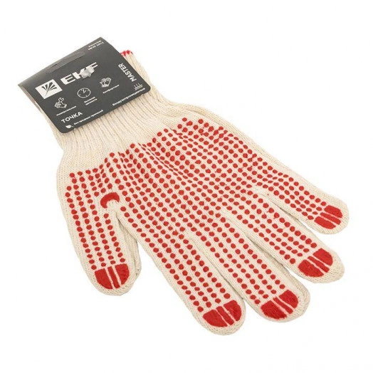 Перчатки рабочие ТОЧКА с ПВХ-покрытием (10 класс 9 разм) Master EKF pe10ct-9-mas Перчатки рабочие ТОЧКА с ПВХ-покрытием (10 класс 9 разм) Master EKF pe10ct-9-mas