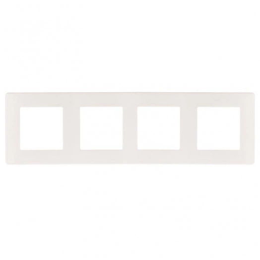 Рамка 4-м 12-5104-01 сатин бел. Эра Б0052529
