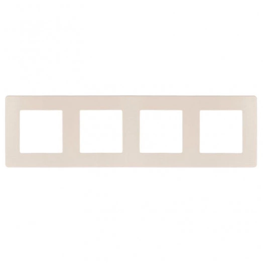Рамка 4-м 12-5104-02 сатин сл. кость Эра Б0052530