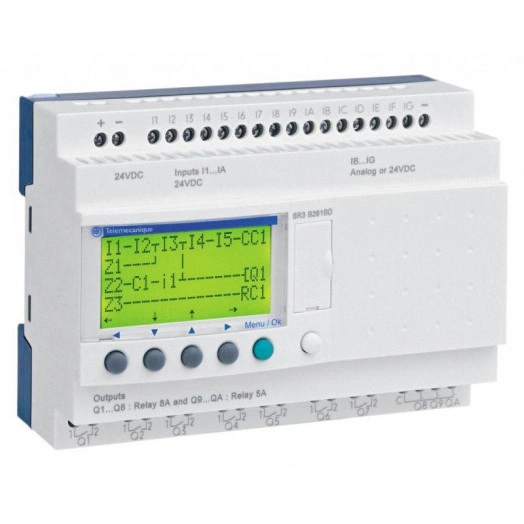 Реле мод. ZELIO LOGIC 26ВХ/ВЫХ=24V SchE SR3B261BD