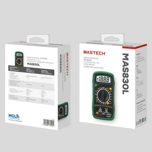 Мультиметр портативный MAS830L Mastech 13-2007 Мультиметр портативный MAS830L Mastech 13-2007