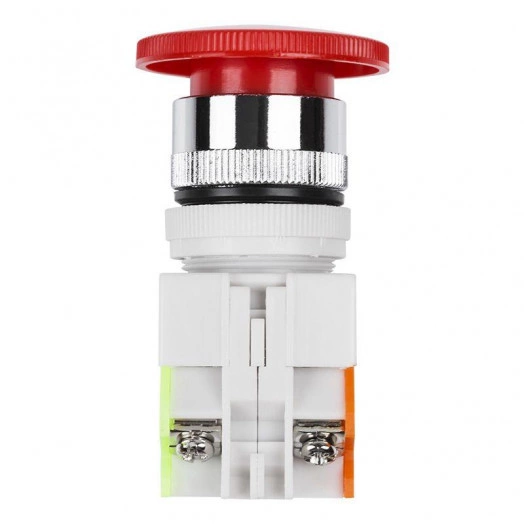 Выключатель-кнопка 10А d22 аварийная остановка красн. Rexant 36-3553 Выключатель-кнопка 10А d22 аварийная остановка красн. Rexant 36-3553