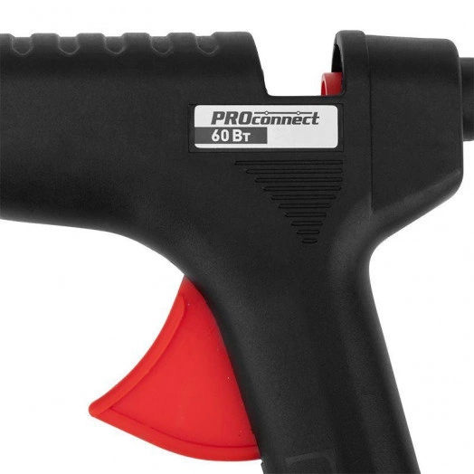Пистолет клеевой 60Вт большой (блист.) PROCONNECT 12-0104 Пистолет клеевой 60Вт большой (блист.) PROCONNECT 12-0104