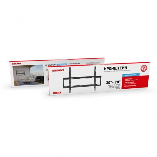 Кронштейн для LED телевизора 32-70дюйм фиксированный Rexant 38-0340 Кронштейн для LED телевизора 32-70дюйм фиксированный Rexant 38-0340