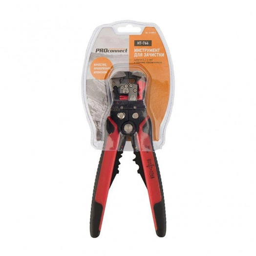Инструмент для зачистки кабеля 0.2-6.0кв.мм и обжима наконечников (HT-766) (HY-371) PROCONNECT 12-4005-4 Инструмент для зачистки кабеля 0.2-6.0кв.мм и обжима наконечников (HT-766) (HY-371) PROCONNECT 12-4005-4