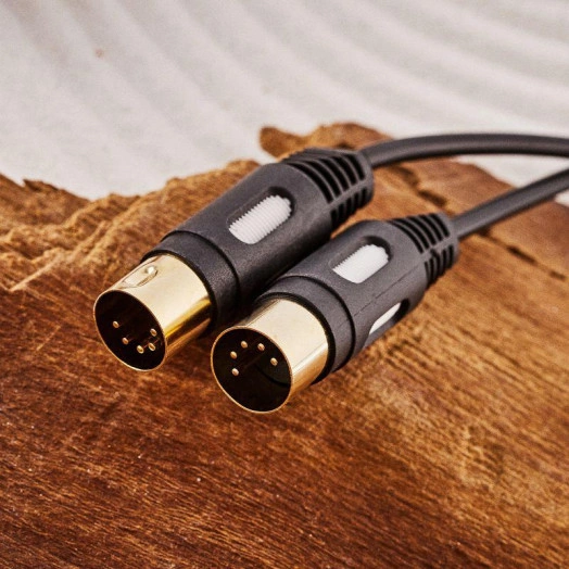 Шнур DIN 5PIN Plug - DIN 5PIN Plug 1.5м (GOLD) Rexant 17-2522 Шнур DIN 5PIN Plug - DIN 5PIN Plug 1.5м (GOLD) Rexant 17-2522