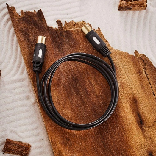 Шнур DIN 5PIN Plug - DIN 5PIN Plug 1.5м (GOLD) Rexant 17-2522 Шнур DIN 5PIN Plug - DIN 5PIN Plug 1.5м (GOLD) Rexant 17-2522