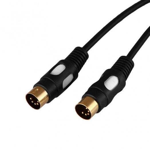 Шнур DIN 5PIN Plug - DIN 5PIN Plug 1.5м (GOLD) Rexant 17-2522 Шнур DIN 5PIN Plug - DIN 5PIN Plug 1.5м (GOLD) Rexant 17-2522