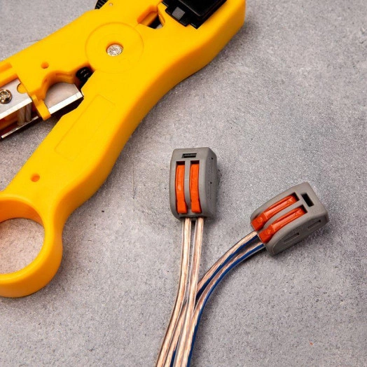 Клемма универсальная многоразовая 2-проводная 0.08-2.5(4)кв.мм (уп.50шт) Rexant 07-5252-4