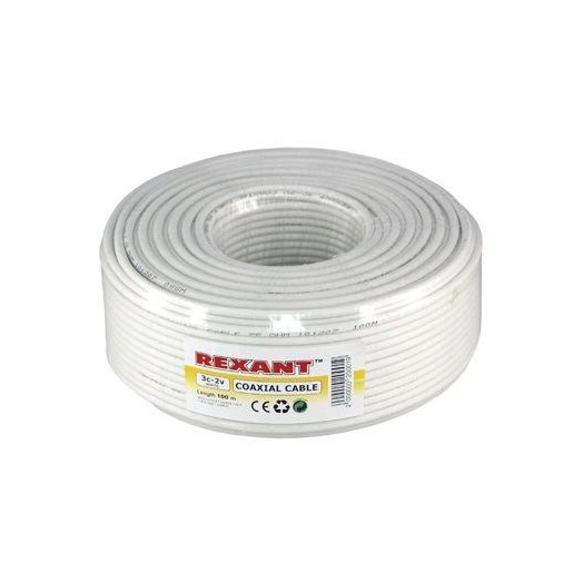 Кабель 3С-2V (48%) 75Ом Б (уп.100м) Rexant 01-2611