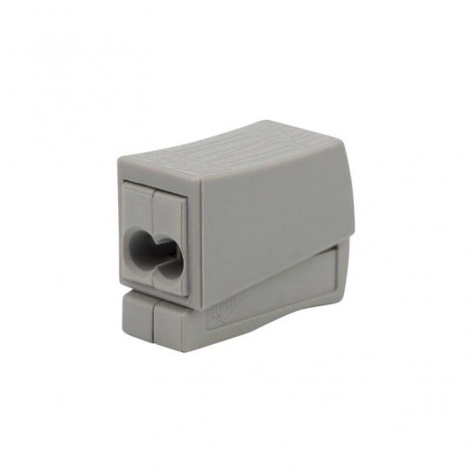 Клемма строительно-монтажная СМК 224 2-проводная 1.0-2.5/0.5-2.5кв.мм для светильника бел. (уп.5шт) Rexant 07-2411-5