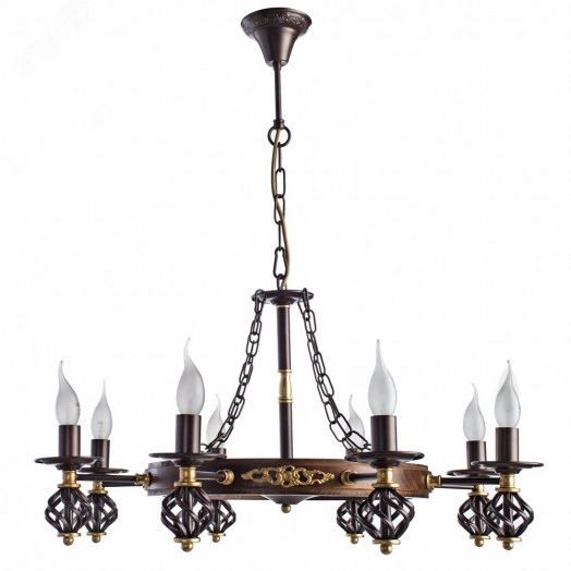 Люстра Arte Lamp CARTWHEEL A4550LM-8CK