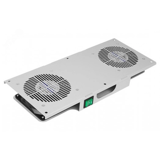 Модуль вентиляторный потолочный 2 вент с термодатчиком без шнура питания 35С