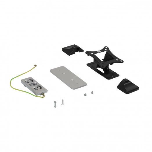 TV кронштейн экрана 25-66 см из стали (для Snap-On колонн), нагрузка 15 кг, цвет черный