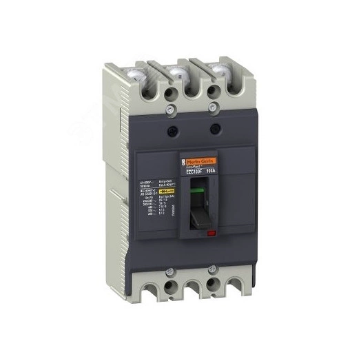 Выключатель автоматический EZC100 10кA/400В 3П/3T 16 A