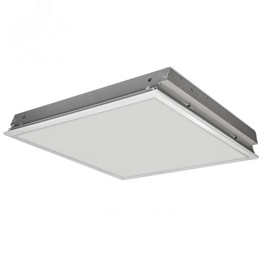 Светильник светодиодный ДВО-48w 4700лм 6500К opal-sand IP20 OPERLUX грильято с БАП на 3 часа