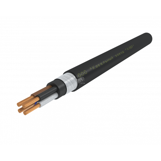 Кабель силовой ПБПнг(А)-HF 4х35.0ок (PE)-0.66 однопроволочный черный (барабан)