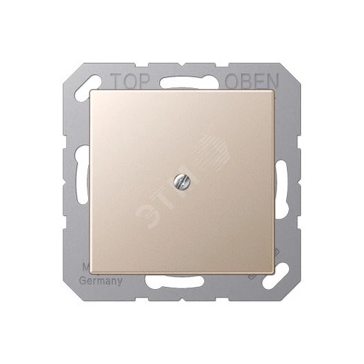 Кабельный вывод с разгрузкой натяжения (с несущей платой)  Серия A500  Материал- дуропласт  Цвет- шампань