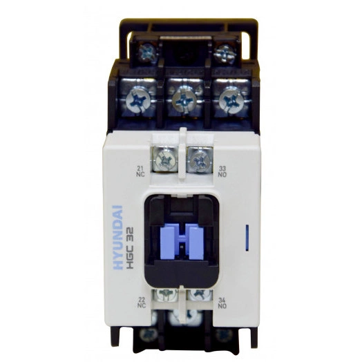 Магнитный контактор HGC32 11NS X220 32А 15 квт при АС3 (380-440В) напряжение катушки 220В АC 1НО+1НЗ