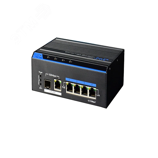 Коммутатор сетевой неуправляемый РоЕ 6 портов 10/ 100/1000 RVi-2NSI04F-2H