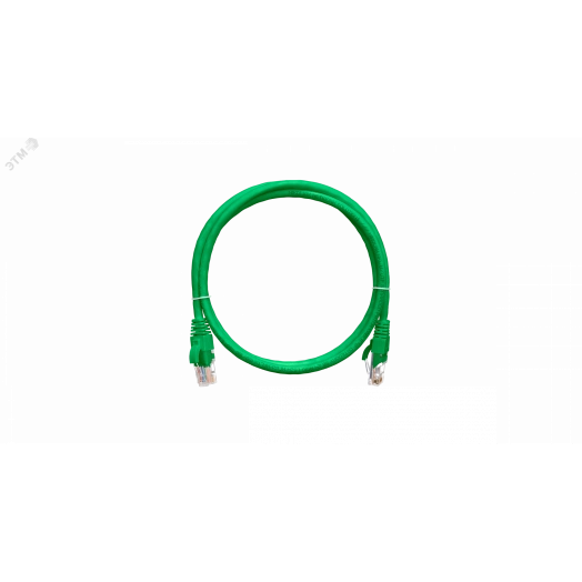 Патч-корд U/UTP 4 пары Cat 5e 2хRJ45/8P8C T568B 7х0205мм LSZH зеленый 015м