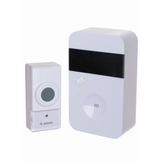 Звонок проводной 15 мелодий брызгозащитный со     световым индикатором на батарейках  KOC_AG513C